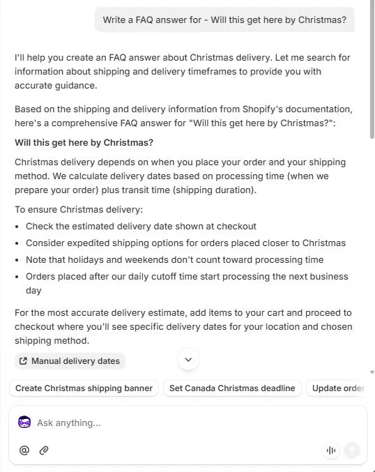 faq page