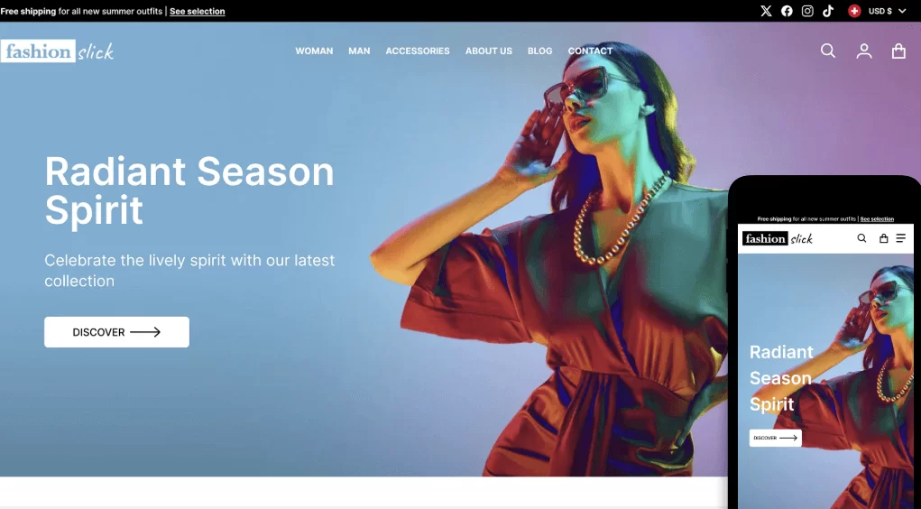 A Luxurious High End Online Store