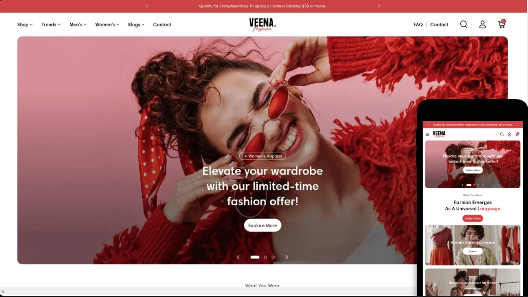 Create a Stunning Online Presence with this theme