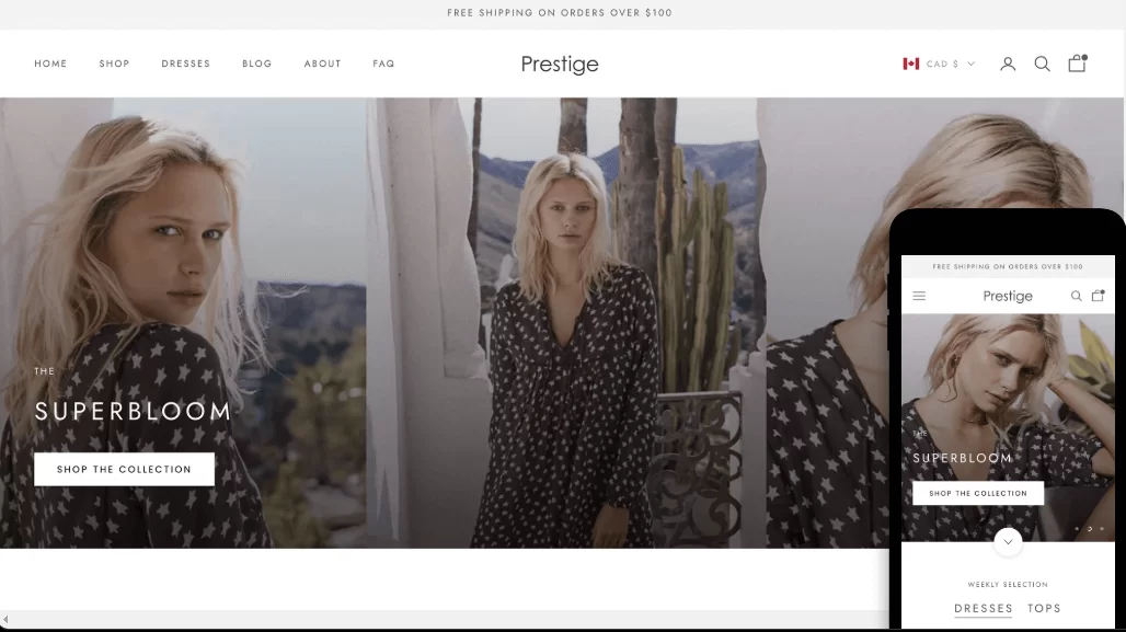 Prestige The Ultimate Luxury Shopify Theme