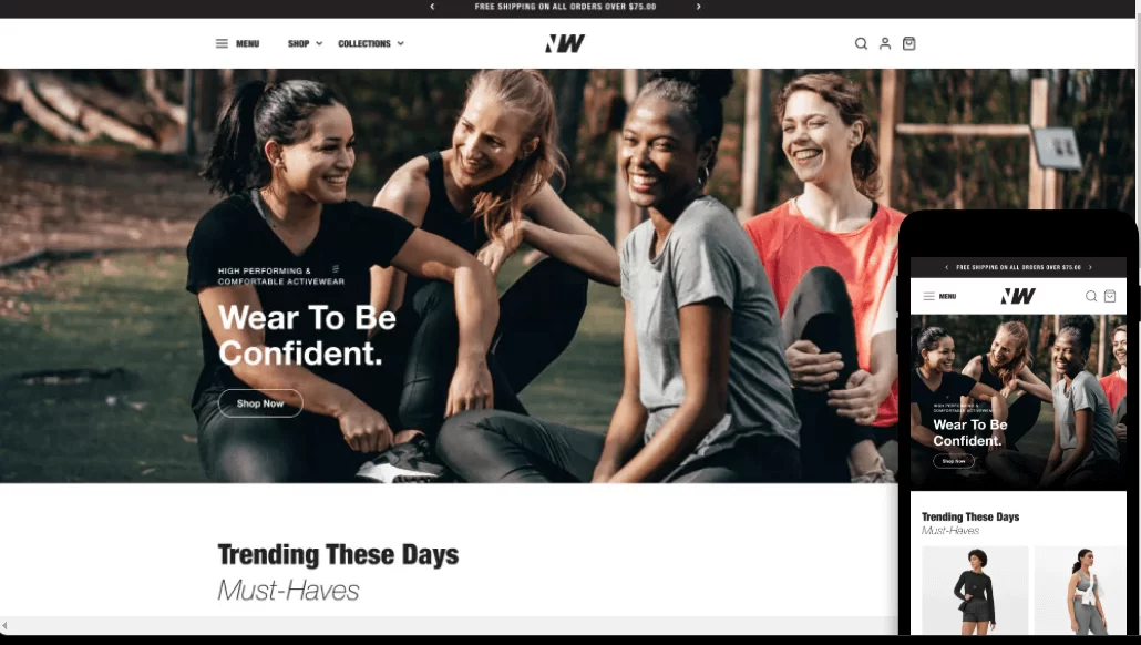 White Clean Typography and Responsive Design